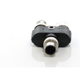 1 Verpackungseinheit (5 Stück) Y-Verteiler SAC-5PY-M/F-M VP SH 